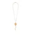 Loewe Mickey Mouse Necklace In Gold Brass In Gold