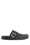 Loewe Ease Buckle Mule In Dark Brown In Brown