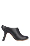 Loewe Terra Leather Stiletto Mule Clogs