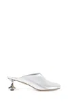 Loewe Toy Mules 45 In Silver