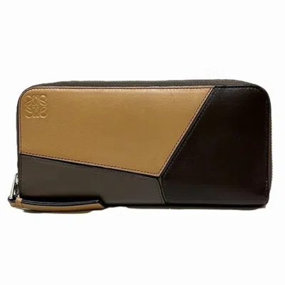 Pre-owned Loewe Multi-color Leather Long Wallet (bi-fold) ()