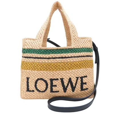 Pre-owned Loewe Multi-color Raffia Tote Bag ()