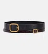 Loewe Multi Leather Belt In Black
