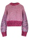 Loewe Multi-thread Mouliné Wool Sweater Knitwear White