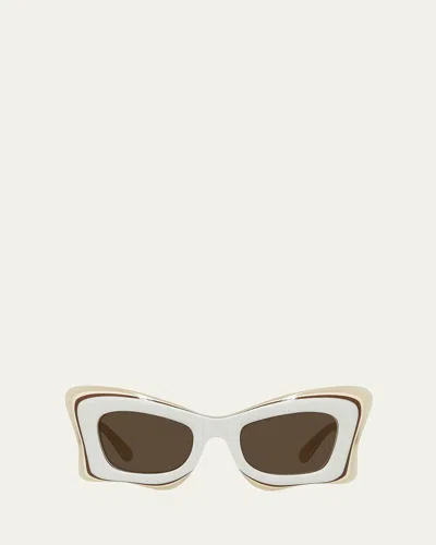 Loewe Multicolor Acetate Butterfly Sunglasses