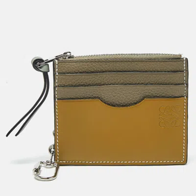 Pre-owned Loewe Multicolor Leather Keyring Card Holder
