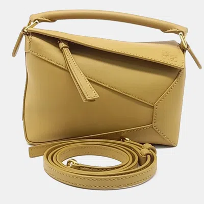 Pre-owned Loewe Multicolor Leather Puzzle Bag Mini