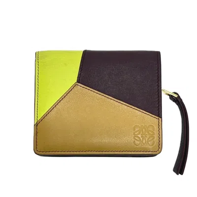 Pre-owned Loewe Multi-color Leather Wallet (bi-fold) ()