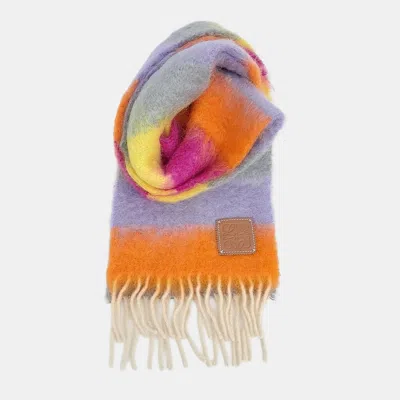 Pre-owned Loewe Multicolor Muffler
