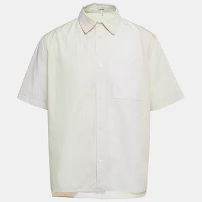 Pre-owned Loewe Multicolor Ombre Striped Cotton Shirt Xxs