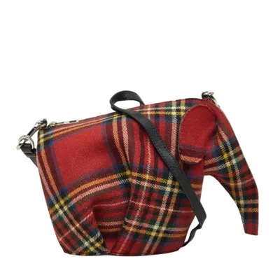 Pre-owned Loewe Multi-color Red Color Wool Shoulder Bag () In Multi-color, Red Color