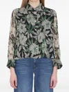 Loewe Silk Shirt In Multi