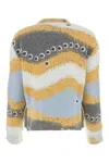 Loewe Multicolor Stretch Wool Blend Sweater In Multicolor