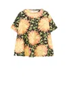 Loewe Crew Neck Floral Pattern Short Sleeves T-shirt