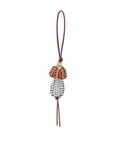 Loewe Mushroom Charm In Brown