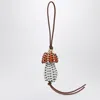Loewe Mushroom Pendant In Leather Women In Multi