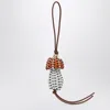 Loewe Mushroom Pendant In Leather Women In Multi