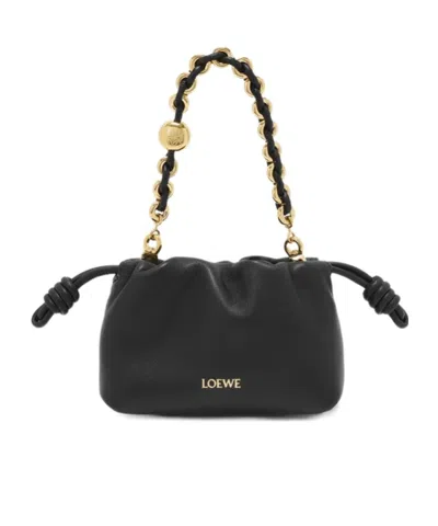 Loewe Nano Flamenco Purse In Mellow Nappa Lambskin In Black