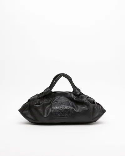 Loewe Nappa Aire Hobo Bag In Black