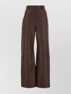 Loewe Pantalone In Nappa Cioccolato Donna