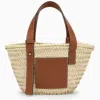 Loewe Natural Straw And Leather Bag
