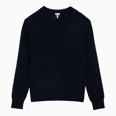 Loewe Navy Blue Cashmere Sweater Women