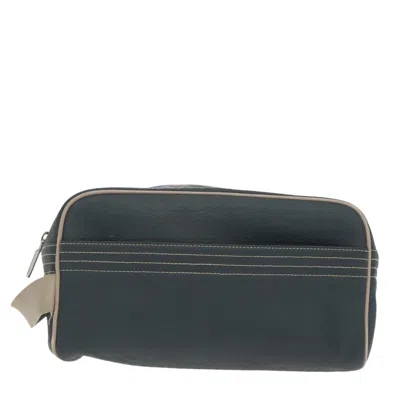 Pre-owned Loewe Navy Canvas Clutch Bag () In Blue