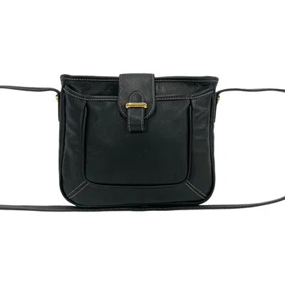 Pre-owned Loewe Navy Leather Pochette Shoulder Bag () In Blue