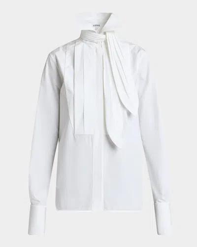 Loewe Cotton Shirt In White