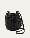 Loewe Small Leather Nest Bag In Black
