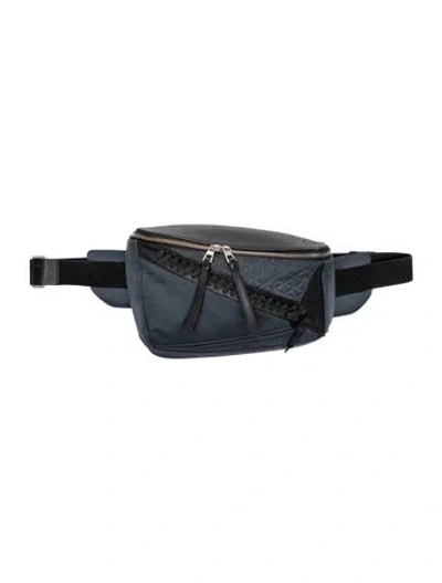 Pre-owned Loewe Nylon Belt Bag In Blue