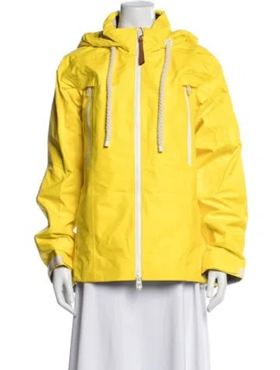 Pre-owned Loewe Nylon Performance Jacket In Yellow