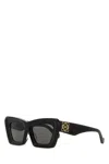 Loewe Occhiale Da Sole In Acetato Nero  Donna