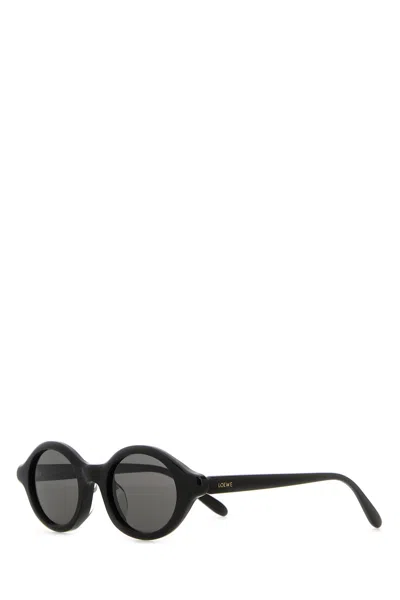 Loewe Occhiali Da Sole In Acetato Nero  Donna