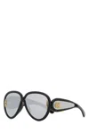 Loewe Occhiali Da Sole In Acetato Nero Unisex