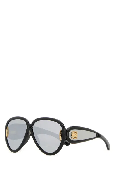 Loewe Occhiali Da Sole In Acetato Nero Unisex