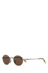 Loewe Occhiali Da Sole In Metallo Argento  Unisex