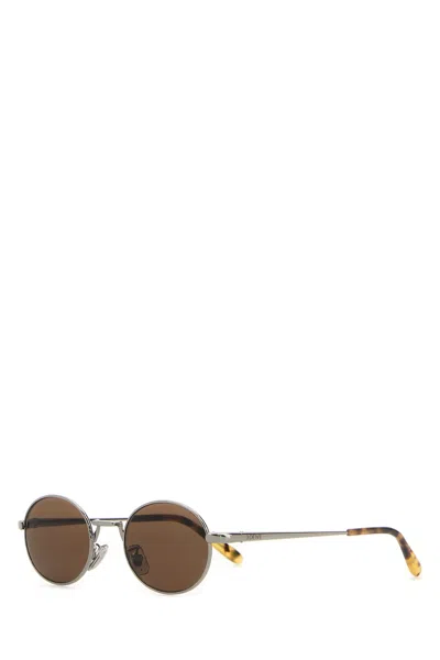 Loewe Occhiali Da Sole In Metallo Argento  Unisex