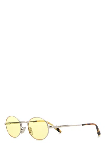 Loewe Occhiali Da Sole In Metallo Argento  Unisex