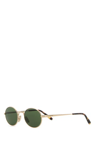 Loewe Occhiali Da Sole In Metallo Oro  Unisex