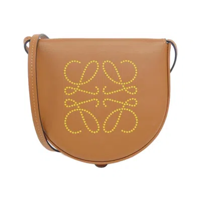 Pre-owned Loewe Ochre Leather Shoulder Bag ()