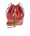 Loewe Small Balloon Bag In Nappa Calfskin In Red