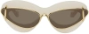 Loewe Cat In Ivory / Brown