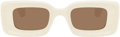 Loewe Off-white Rectangular Sunglasses