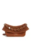 Loewe Medium Ola Shoulder Bag In Raffia And Calfskin