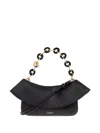 Loewe Ola Medium Embellished Leather Shoulder Bag In Black