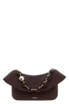 Loewe 'ola' Medium Shoulder Bag In Burgundy