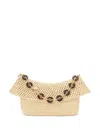Loewe Medium Ola Bag In Raffia For Woman In Brown