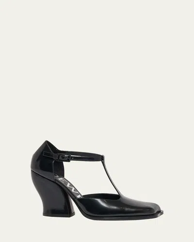 LOEWE ONDA LEATHER T-BAR PUMPS