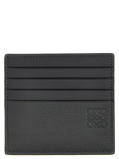 Loewe Open Card Holder Wallets And Card Holders Gray In Black